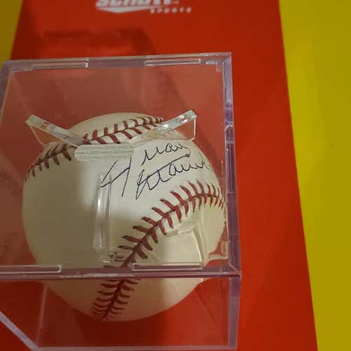 *Make an Offer* Juan Marichal Hall of Famer Signature Baseball with DNA Sticker