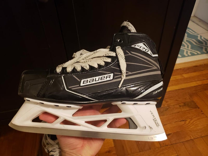 Senior Bauer Supreme S170 Hockey Goalie Skates D&R (Regular) Size 8