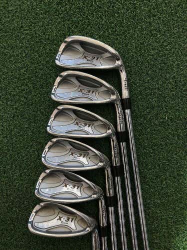 Wilson X-31 Tour Iron Set, MRH 5-PW, True Temper Wilson X-31 Uniflex Steel #1797  *FIRM PRICE*
