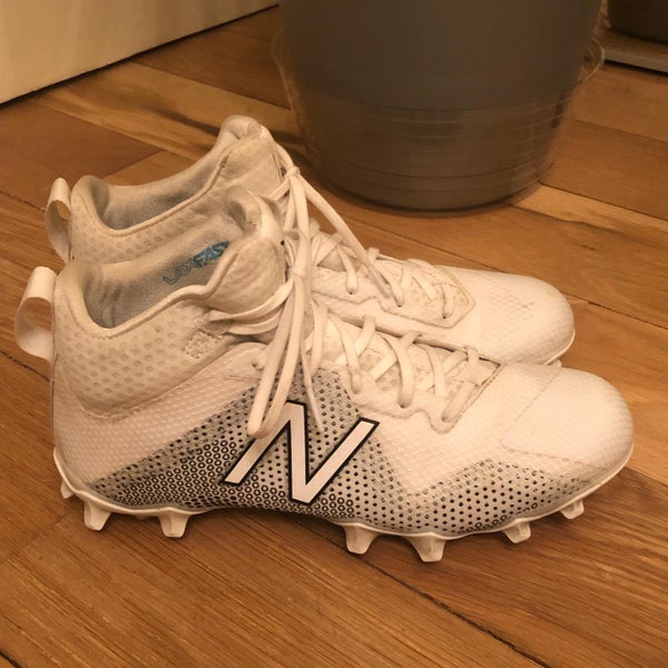 New Balance Freeze Lacrosse Cleats - Size 8 - White/Black