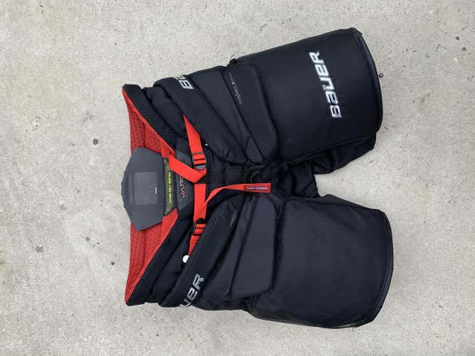Black Senior Large Bauer Vapor 2x Pro Hockey Goalie Pants