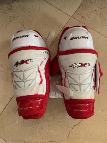 NEW Bauer Apx2 Shin Gaurds 10”