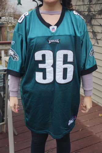 Green Adult Unisex Size 54 Eagles Westbrook Extra Large Reebok Jersey