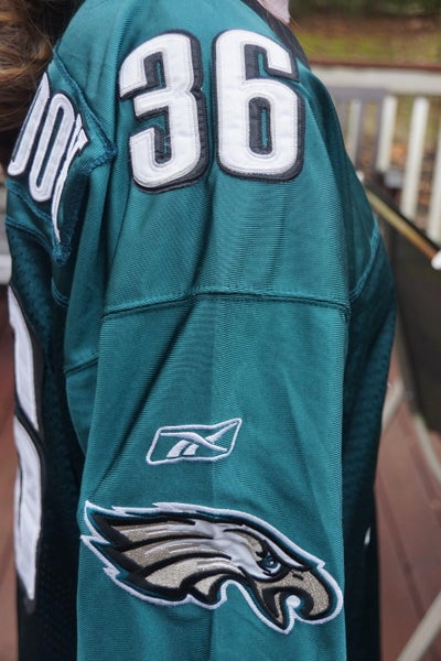 Philadelphia Eagles #32 Watters Reebok Jersey Green/Black reversible size 52