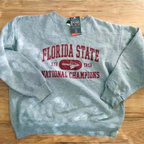 Florida State Seminoles 1999 NCAA National Champions Sweatshirt Size Adult Small MINT CONDITION!