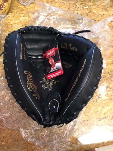 Black High School/College Catcher's Heart of the Hide 34" Baseball Glove