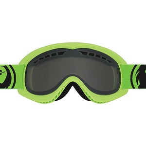 new Dragon Alliance DX Ski snowboard Goggles adult Neon Green/Smoke NEW