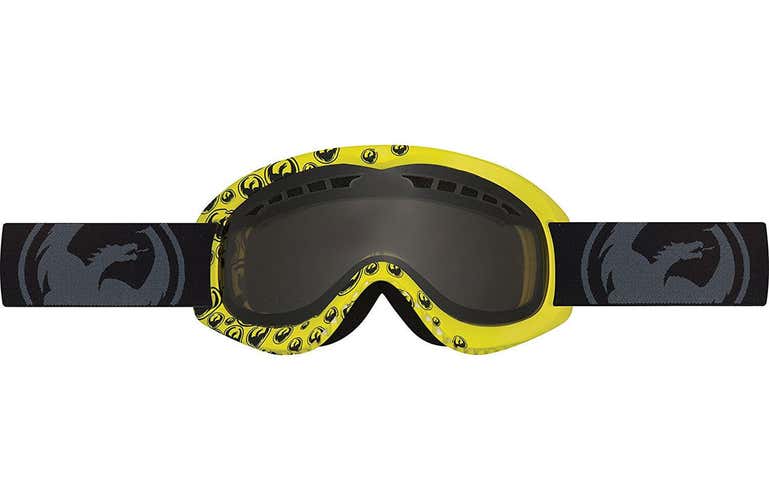 NEW Dragon Alliance DX Ski snowboard Goggles adult Maroon/Yellow/Smoke NEW