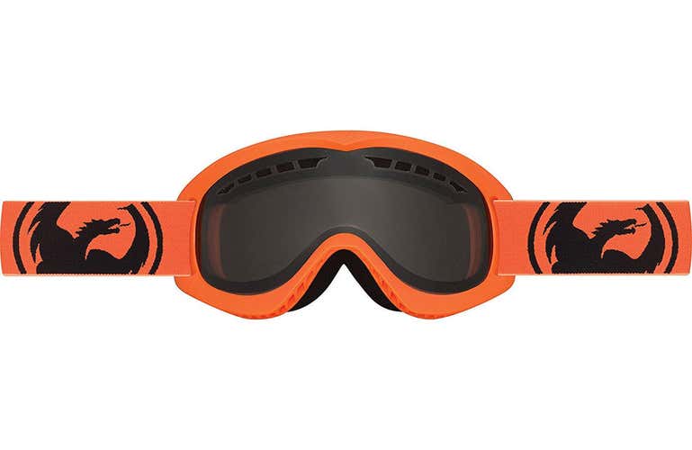 Dragon Alliance DX Ski snowboard Goggles adult Neon Orange/Smoke NEW