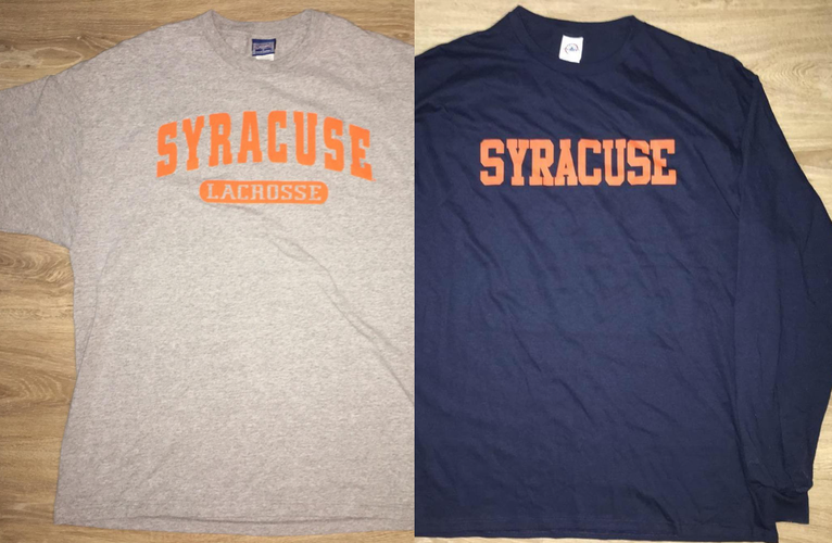 (XL) Bundle: 2 New Syracuse Orange Shirts