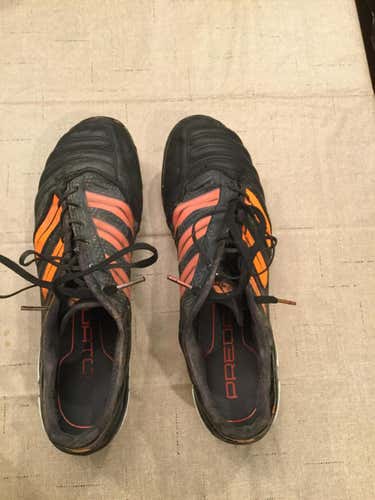 Black 10 (Women's 11) Molded Cleats Adidas Cleats