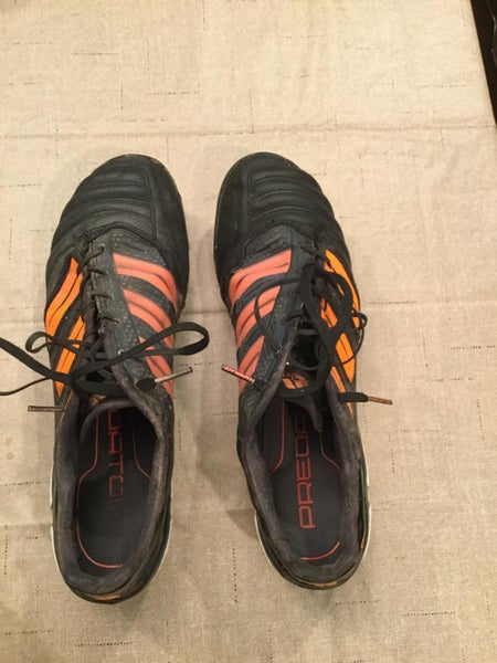 Black 10 (Women's 11) Molded Cleats Adidas Cleats