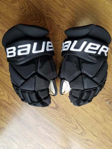 Black Senior Bauer Vapor 1X Pro Gloves 13" Pro Stock