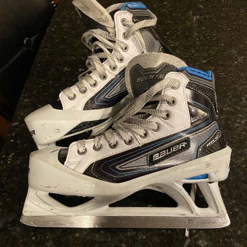Junior Bauer Reactor 9000 EE (Extra Wide) Size 5 Hockey Goalie Skates