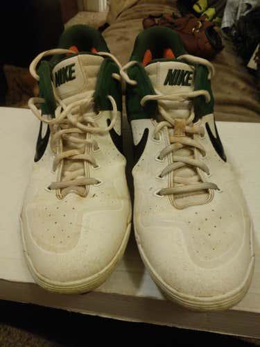 Nike Air Green Adult Men's 11 Metal Cleats Nike
