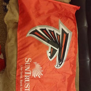 (3) Atlanta Falcons Large Give Away Game Flags