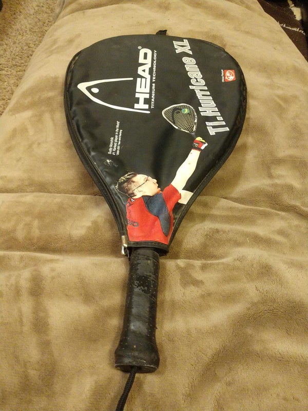 Unisex TI Hurricane XL Racquetball Racquet with Cover