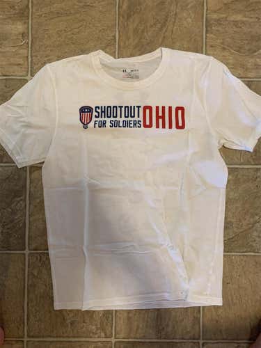Shootout Ohio White  Small Under Armour Shirt