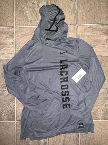 Gray Unisex Large Nike Sweatshirt