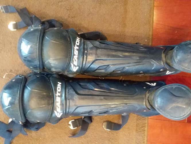 Blue Intermediate Easton M7 Catcher's Leg Guard