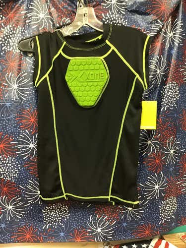 X Zone Black Youth Medium Comp Short With Chest Protect 143283