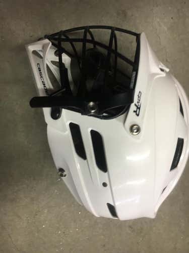 White Adult Player Cascade CPV-R Helmet