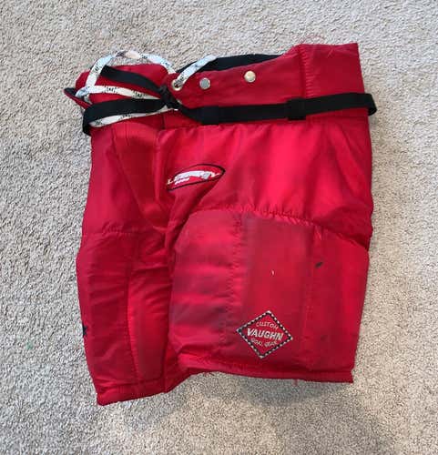 Red Junior Large Vaughn Hockey Goalie Pants