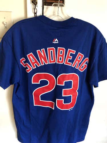 Chicago Cubs Ryne Sandberg Majestic Men’s Player tee Medium