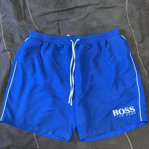 Blue Men's Large Hugo Boss Swim Shorts