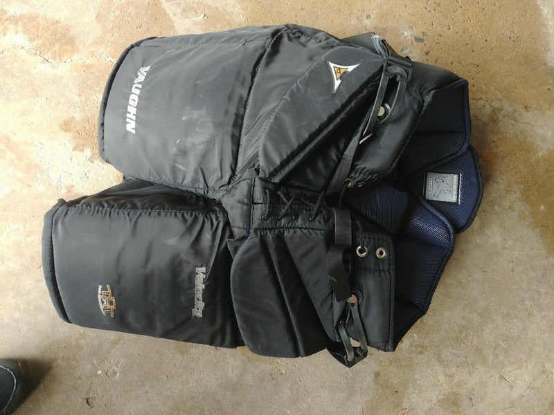 Black Senior Extra Large Vaughn v6 2000 pro Hockey Goalie Pants