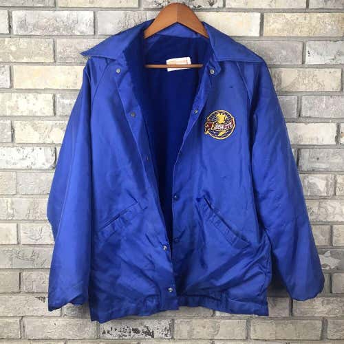 Vintage Active Generation DISTRESSED Well Worn Medium Schlitz Beer Jacket Vtg OG