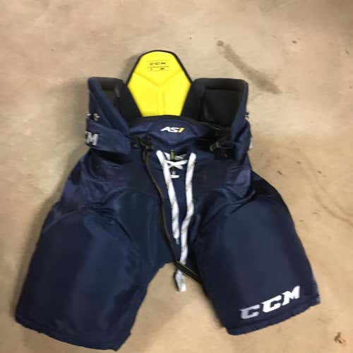 Blue Senior Large CCM Super Tacks  Hockey Pants
