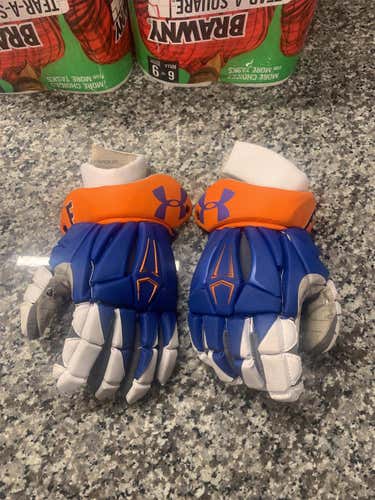 Blue  Player Under Armour Command Pro 2 13" Lacrosse Gloves