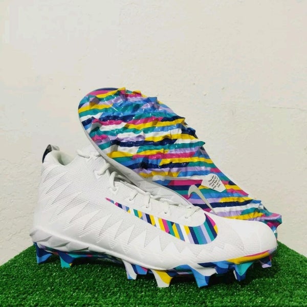 Nike Alpha Menace Pro Crucial Catch White Football Cleats AV4101-100 Size 15