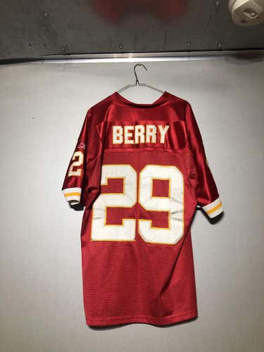 Eric Berry Red Adult Men's Large Chiefs Reebok Jersey