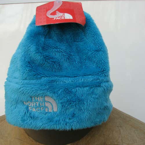 NEW The North Face Denali Youth Hat Cap Thermal Blue Plaid Beanie Winter - M NWT