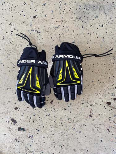 Black  Player Under Armour NexGen  Lacrosse Gloves