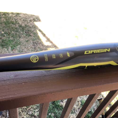 USABat Certified Alloy Origin (-8) 22 oz 30" Bat