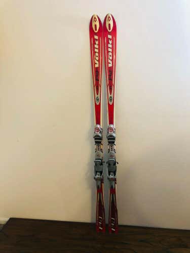 Volkl P40 F1 Race Carvers 178 cm, Race Carving Skis Look Pivot Bindings TUNED!!