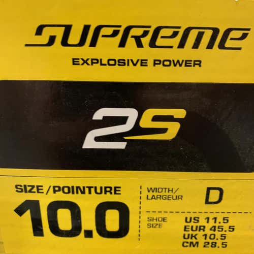 PRICE IS FIRM! Bauer 2s Senior Skates Sz 10D