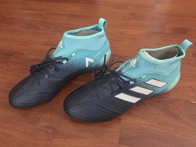 Blue New Men's 9.5 (Women's 10.5) Molded Cleats Adidas Ace 17.1 Cleats