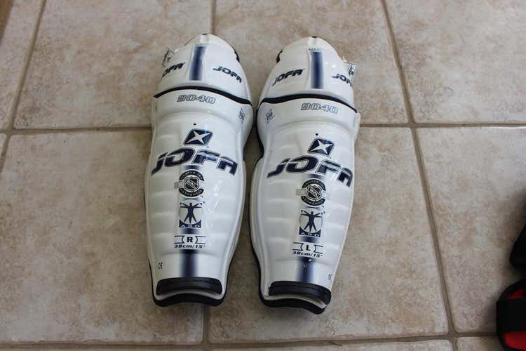 Jofa 9040 Shin Pads, Senior 15 inch, Almost new!