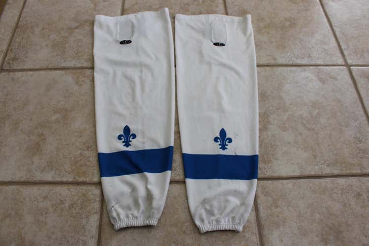 Quebec Nordiques Style (Away) Hockey Socks, Senior Large by AK