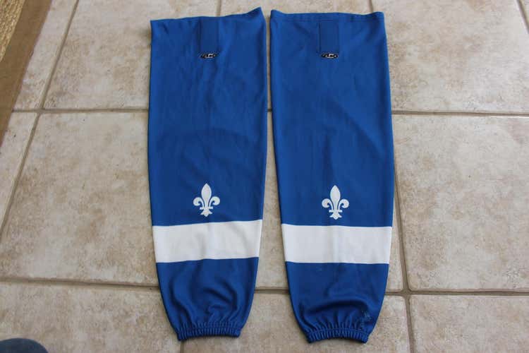 Quebec Nordiques Style (Home) Hockey Socks, Senior Large