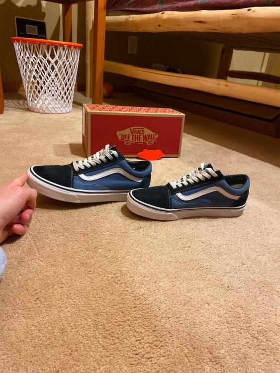 blue vans size 8