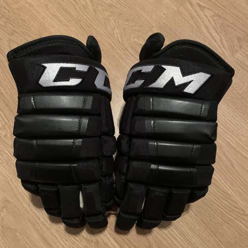 Black Senior CCM HG97 14" Pro Stock Gloves