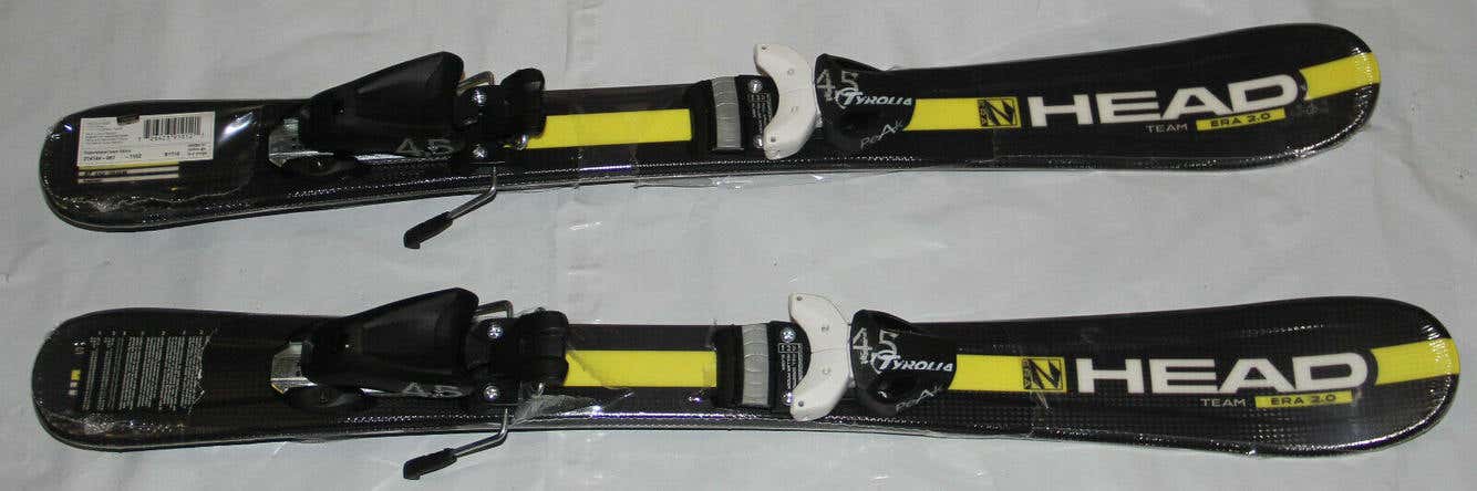 NEW Kids skis Head Supershape team 87cm + Tyrolia Peak 4.5 bindings adjustable New