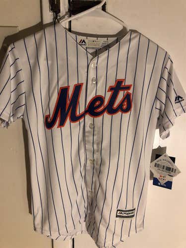New York Mets Majestic Youth Home Jersey Medium 10-1