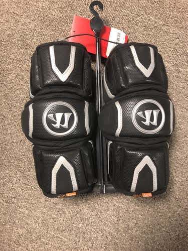 New Medium Warrior Evo Arm Pads Black