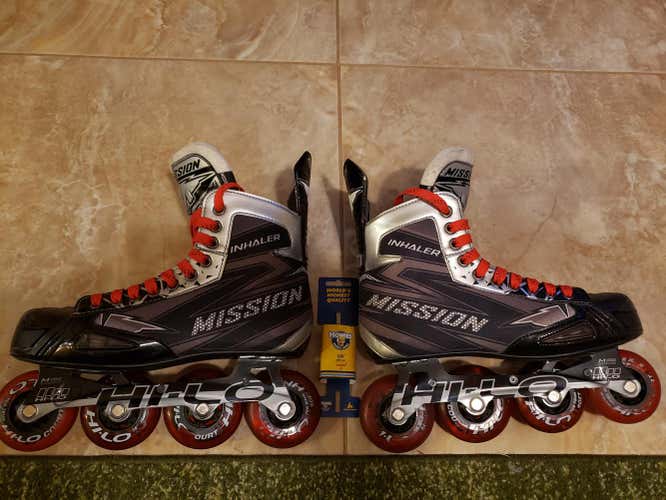 Mission Inhaler NLS5 Inline Skates (Wide) Size 9E